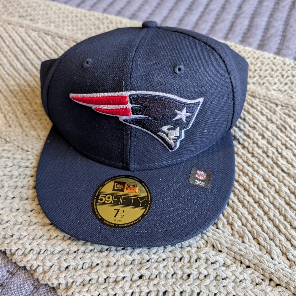 Patriots new era cap, 7 1/2